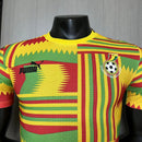 Camisa Pré Jogo Gana | 23/24 Modelo Jogador Puma - Amarela Verde e Vermelha