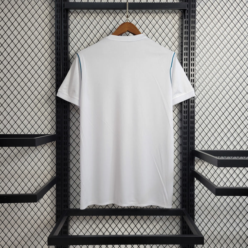 Camisa I Real Madrid Retrô | 17/18 Adidas - Branca