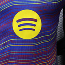 Camisa Pré Jogo Barcelona | 25/26 Modelo Jogador Nike - Azul Vermelha e Amarela