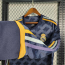 Camisa II Real Madrid | 23/24 Torcedor Adidas - Azul - Manga Longa