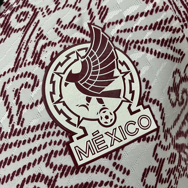 Camisa II México | 22/23 Modelo Jogador Adidas - Branca e Vermelha