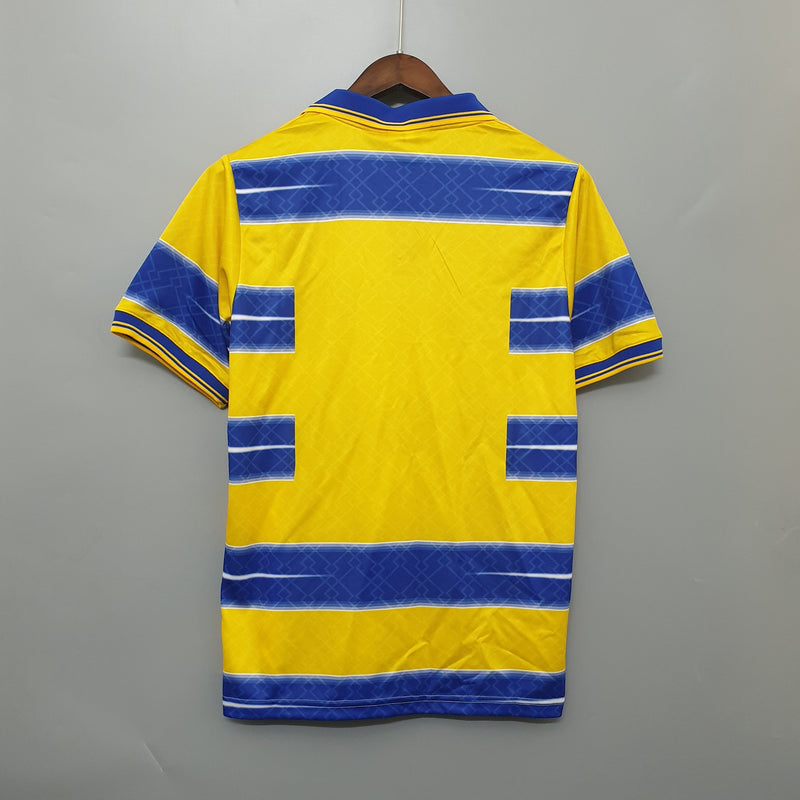 Camisa I Parma Retrô | 98/99 Lotto - Azul e Amarela