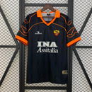 Camisa III Roma Retrô | 99/00 Diadora - Preta e Laranja