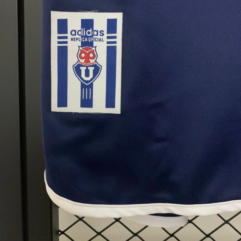 Camisa I Universidad de Chile Retrô | 01/02 Adidas - Azul e Vermelha