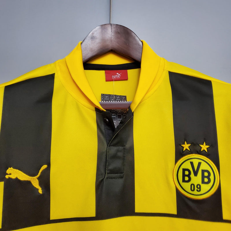 Camisa I Borussia Dortmund Retrô | 12/13 Torcedor Puma - Amarela e Preta