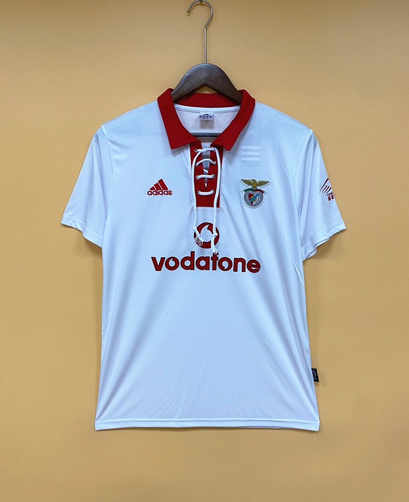 Camisa II Benfica Retrô | 04/05 Torcedor Adidas - Branca