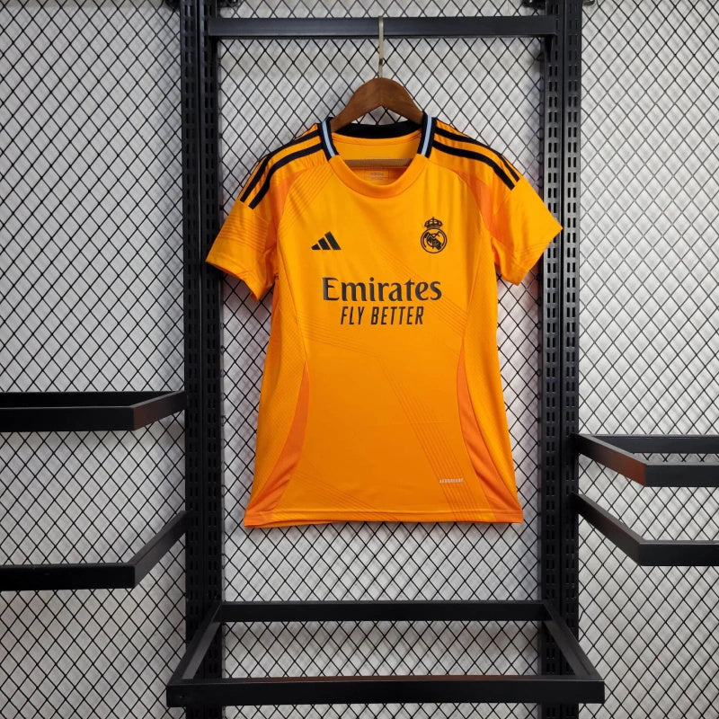 Camisa II Real Madrid | 24/25 Torcedor Adidas - Laranja - Feminina