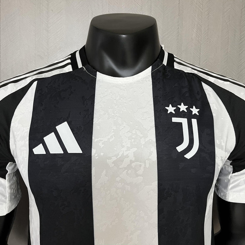 Camisa I Juventus | 24/25 Modelo Jogador Adidas - Preta e Branca