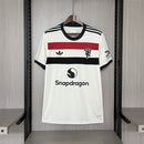 Camisa III Manchester United | 24/25 Torcedor Adidas - Branca Vermelha e Preta