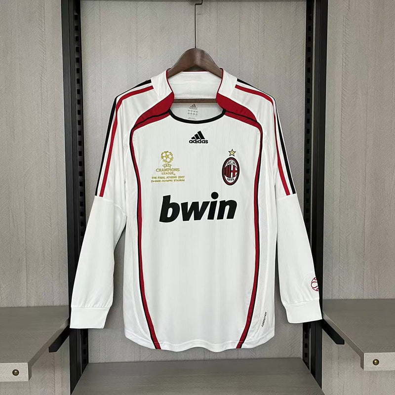 Camisa II Milan Retrô | 06/07 Adidas - Branca - Manga Longa