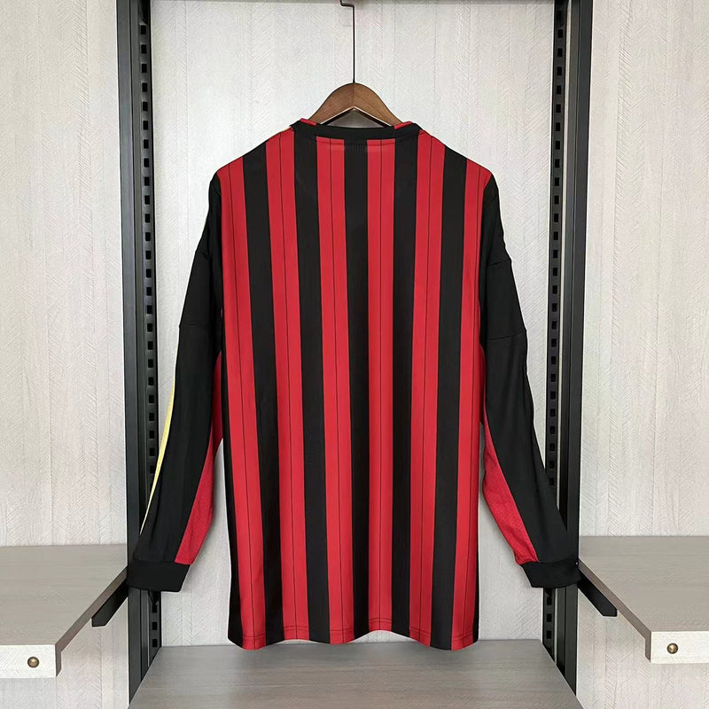 Camisa I Milan Retrô | 13/14 Torcedor Adidas - Vermelha e Preta - Manga Longa
