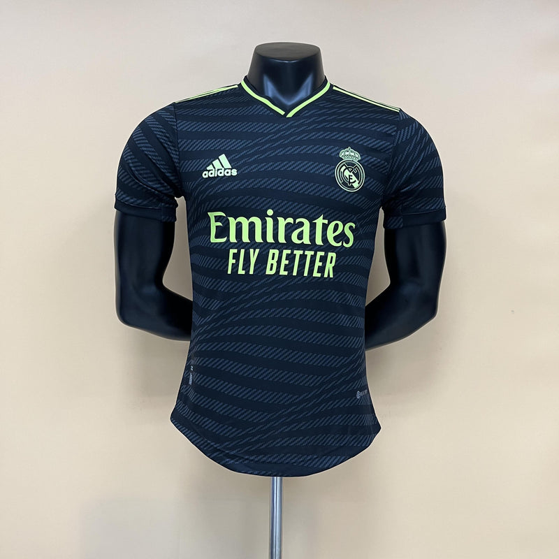 Camisa III Real Madrid | 22/23 Modelo Jogador Adidas - Preta
