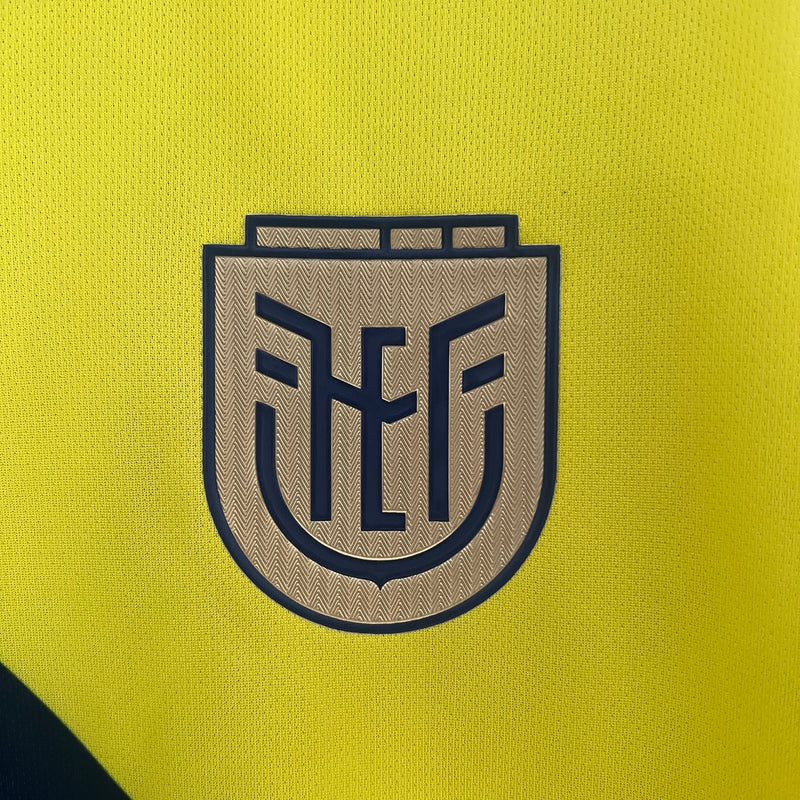 Camisa I Equador | 2024 Torcedor Marathon - Amarela e Azul