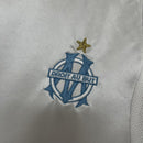 Camisa I Olympique de Marseille Retrô | 2002/03 Adidas- Branca e Azul