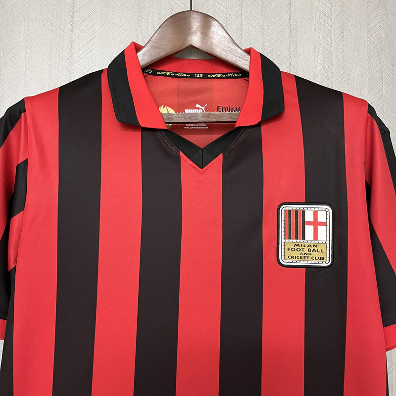 Camisa Edição Especial 125 anos Milan | 25/26 Torcedor Puma - Vermelha e Preta