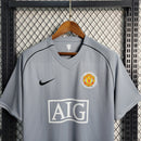 Camisa de Goleiro Manchester United Retrô | 07/08 Nike - Cinza