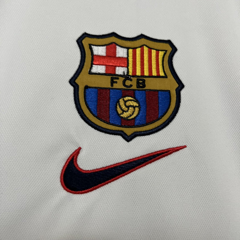 Camisa II Barcelona Retrô | 98/99 Torcedor Nike - Branca