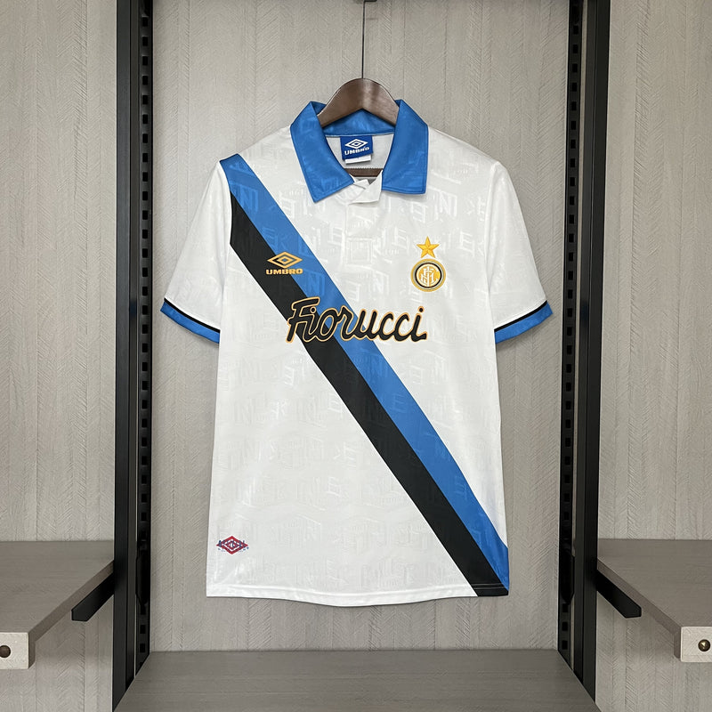 Camisa II Inter de Milão Retrô | 94/95 Torcedor Umbro - Branca