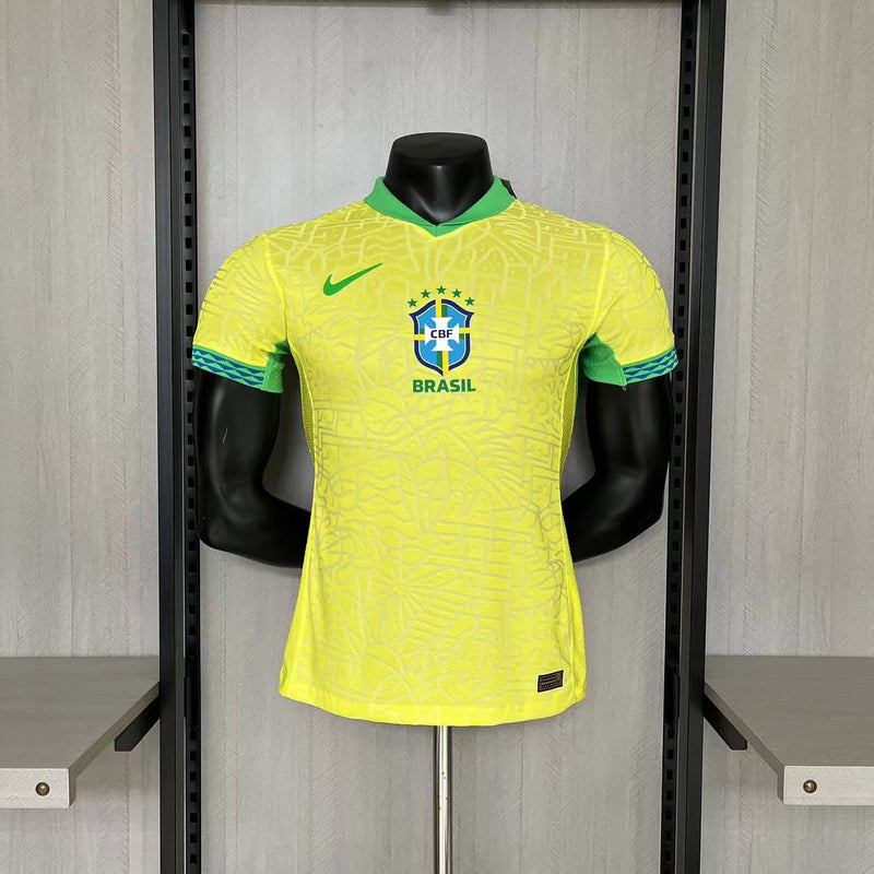 Camisa I Brasil | 2024 Modelo Jogador Nike - Amarela