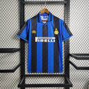 Camisa I Inter de Milão Retrô | 95/96 Umbro - Azul e Preta