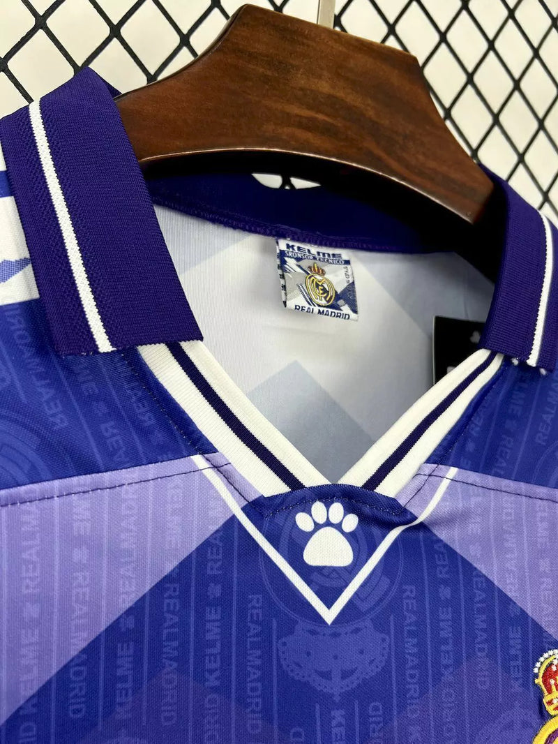 Camisa II Real Madrid Retrô | 96/97 Kelme - Roxa