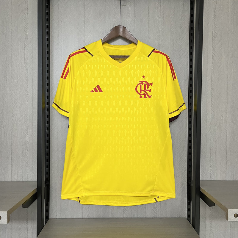 Camisa Goleiro Flamengo | 24/25 Torcedor Adidas - Amarela