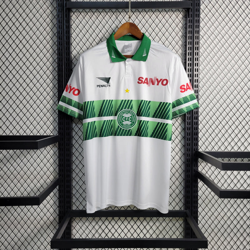 Camisa I Coritiba Retrô | 1997/98 Torcedor Penalty - Branca
