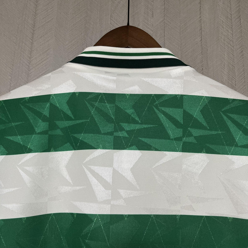 Camisa I Celtic Retrô | 89/91 Umbro - Verde e Branca