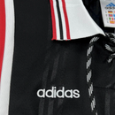 Camisa II Benfica Retrô | 97/98 Adidas - Preta Vermelha e Branca