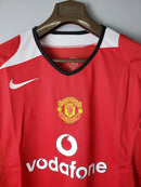 Camisa I Manchester United Retrô | 2005 Nike - Vermelha - Manga Longa