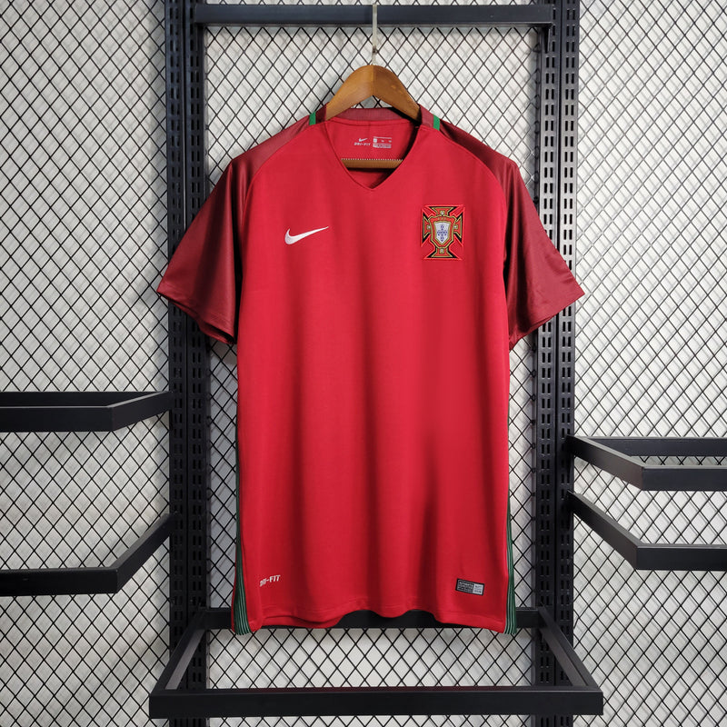 Camisa I Portugal Retrô | 2016 Nike - Vermelha