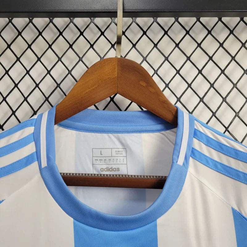 Camisa I Argentina | 2024 Torcedor Adidas - Azul e Branca - Manga Longa