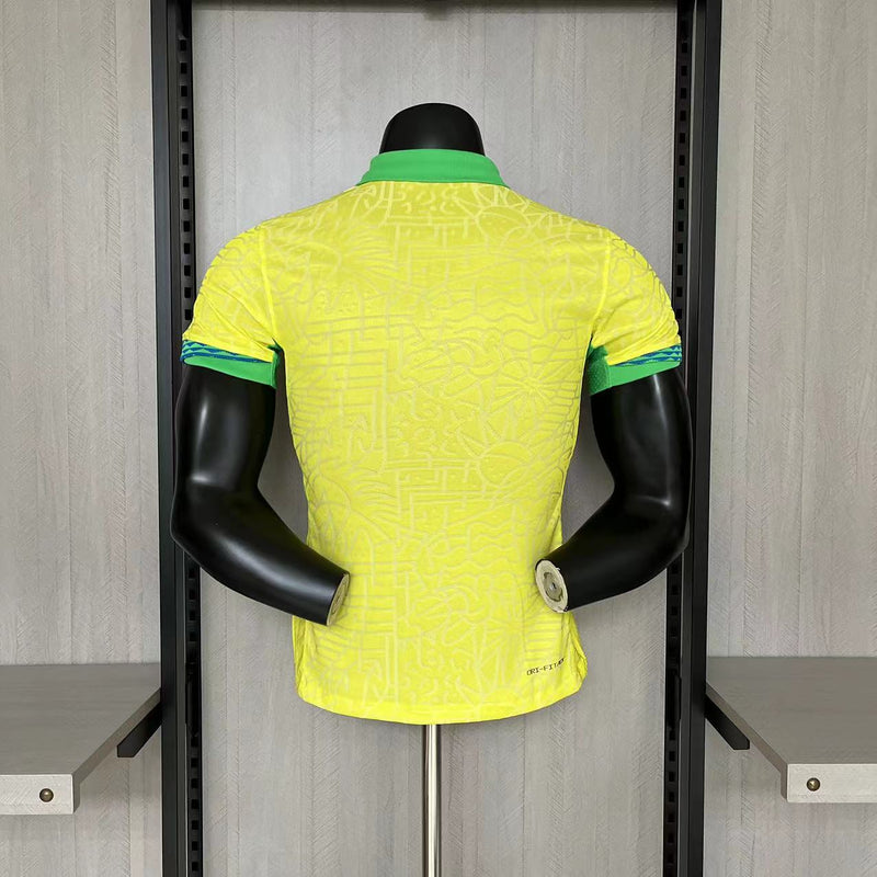 Camisa I Brasil | 2024 Modelo Jogador Nike - Amarela