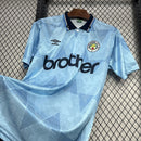 Camisa I Manchester City Retrô | 89/91 Umbro - Azul