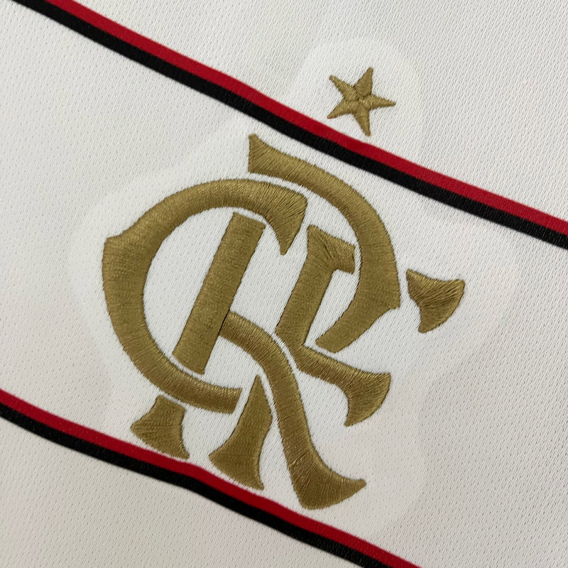 Camisa II Flamengo | 23/24 Torcedor Adidas - Branca e Vermelha