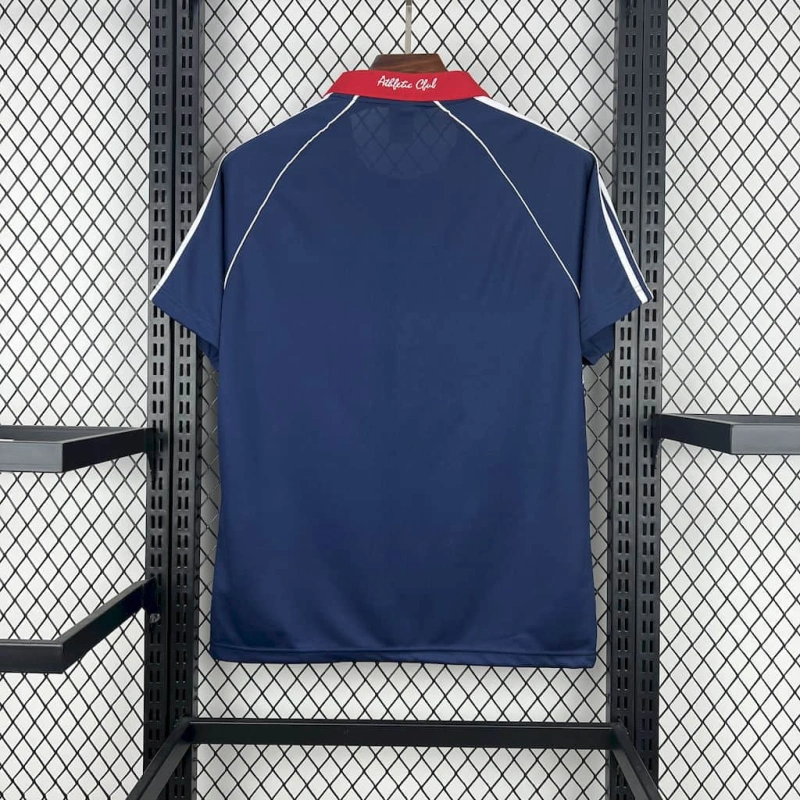 Camisa II Athletic Bilbao Retrô | 99/00 Adidas - Azul e Vermelha