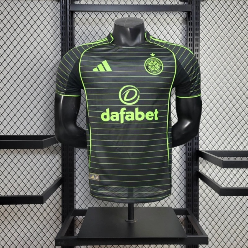 Camisa II Celtic | 25/26 Modelo Jogador Adidas - Preta e Verde