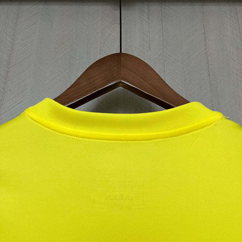 Camisa de Treino Flamengo | 24/25 Torcedor Adidas - Amarela e Cinza - Feminina