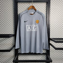 Camisa Goleiro Manchester United Retrô | 07/08 Nike - Cinza - Manga Longa