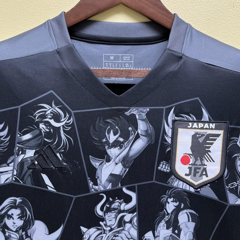 Camisa Cavaleiros do Zodíaco Japão | 23/24 Torcedor Adidas - Preta