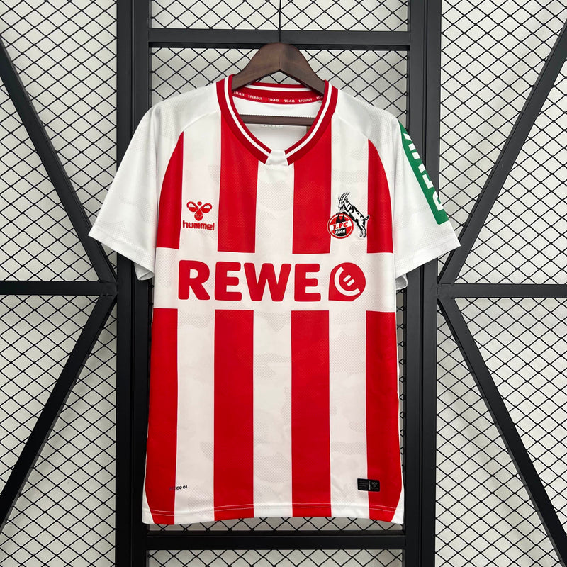 Camisa I FC Köln | 25/26 Torcedor Hummel - Vermelha e Branca