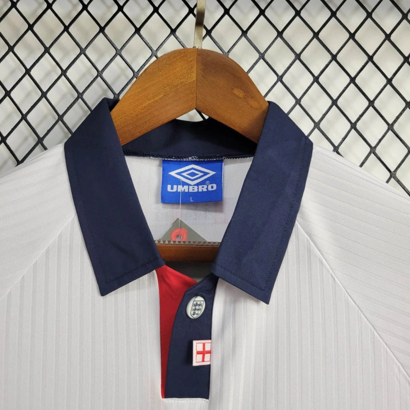 Camisa I Inglaterra Retrô | 1998 Umbro - Branca