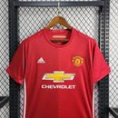 Camisa I Manchester United Retrô | 16/17 Adidas - Vermelha