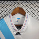 Camisa I Olympique de Marseille Retrô | 1993 Adidas- Branca e Azul