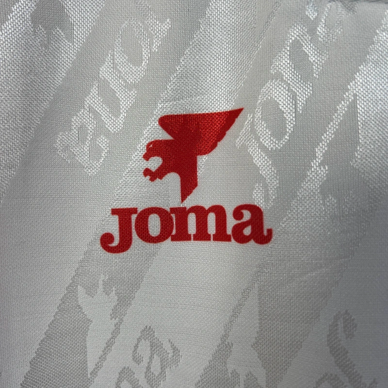 Camisa I Rayo Vallecano Retrô | 94/95 Joma - Branca e Vermelha
