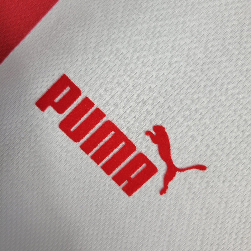 Camisa II Marrocos Retrô | 1998 Puma - Branca Vermelha e Verde