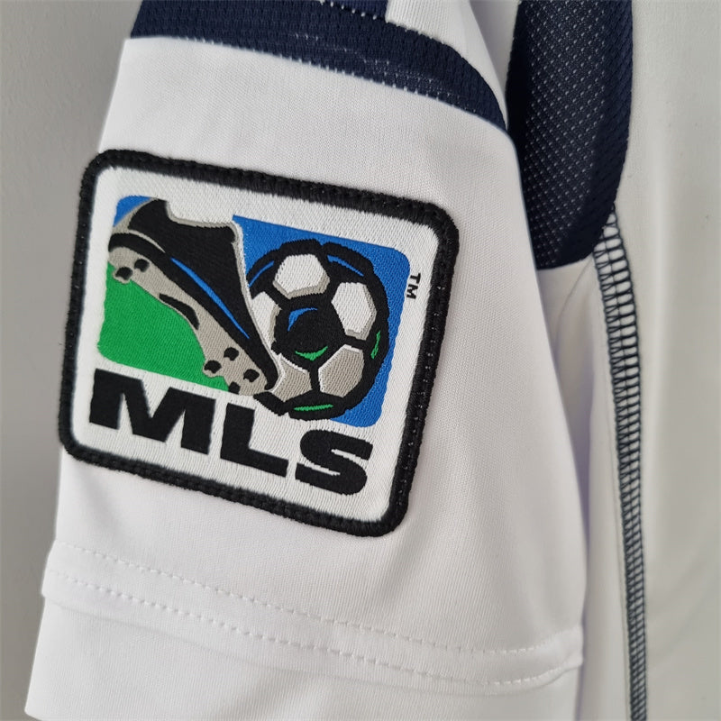 Camisa I LA Galaxy Retrô | 12/13 Adidas - Branca Azul e Amarela