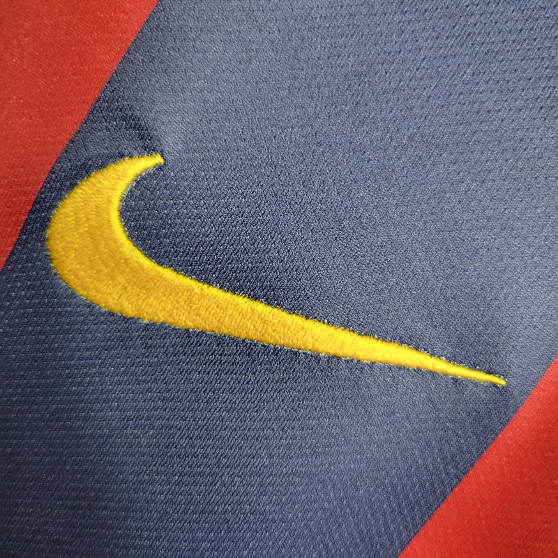 Camisa I Barcelona Retrô | 14/15 Nike - Vermelha e Azul