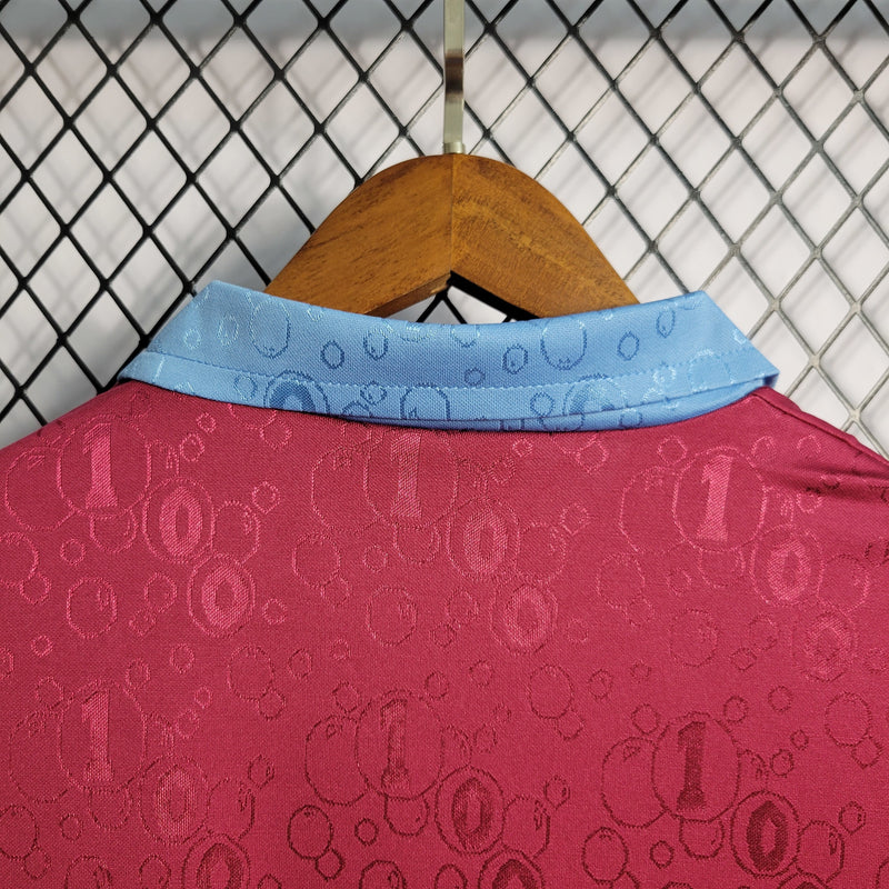 Camisa I West Ham Retrô | 95/97 Pony - Vermelha e Azul