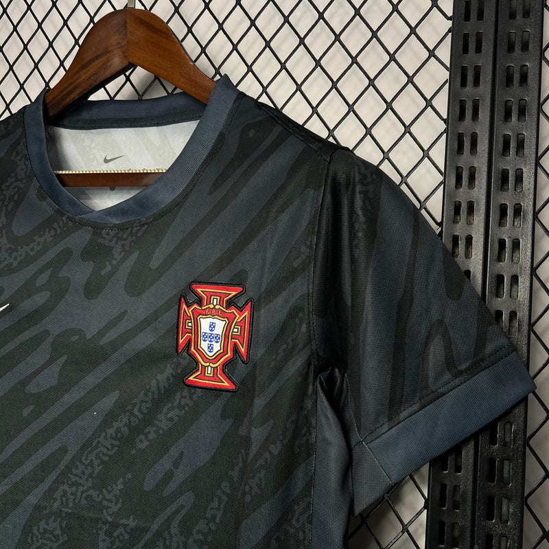 Camisa Goleiro Portugal | 2024 Torcedor - Preta